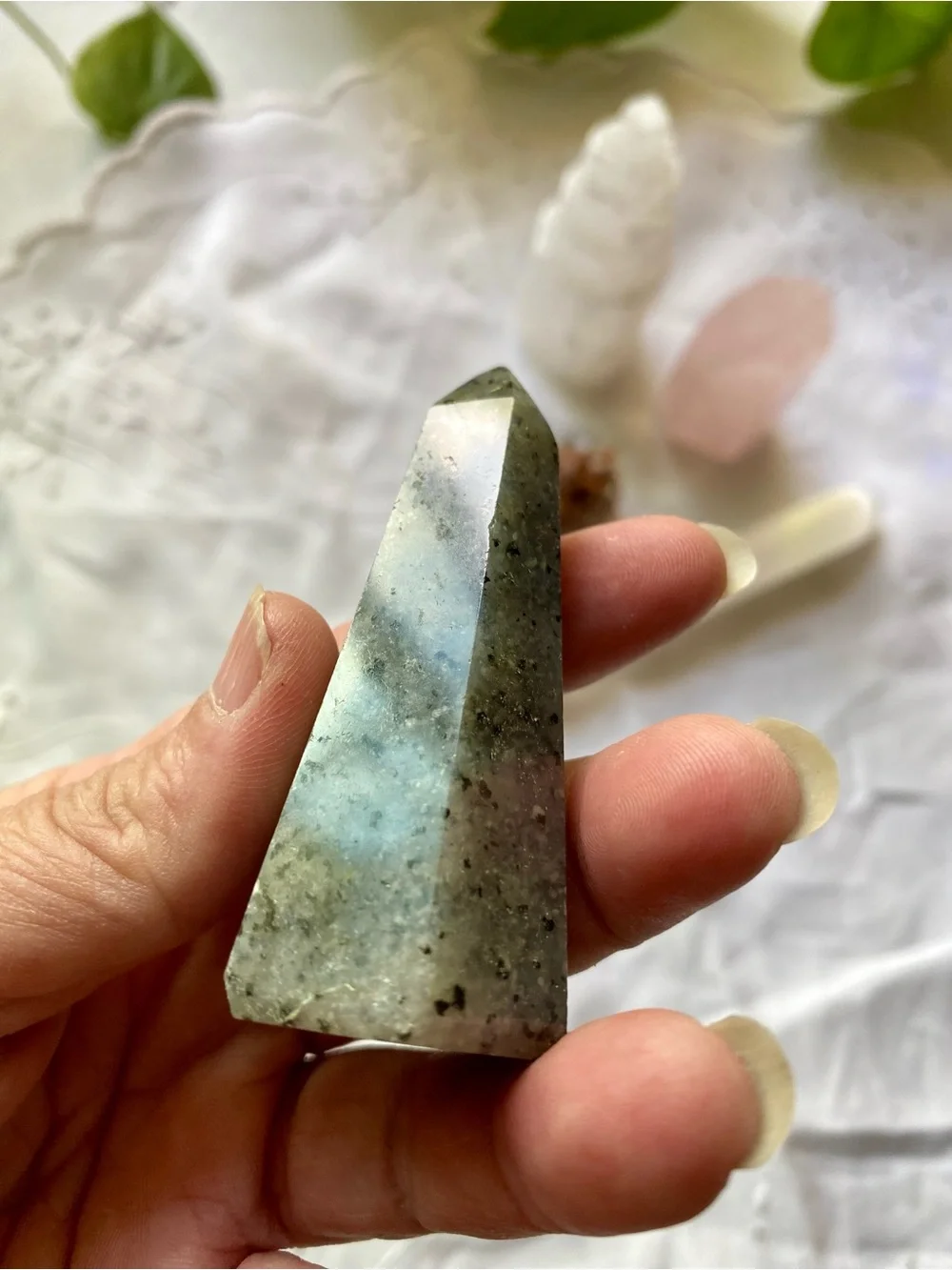 Crystal set curated hand